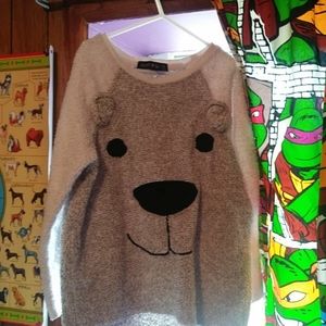Cute Bear Derek Heart Sweater